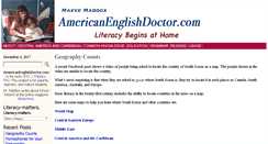 Desktop Screenshot of americanenglishdoctor.com