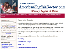 Tablet Screenshot of americanenglishdoctor.com